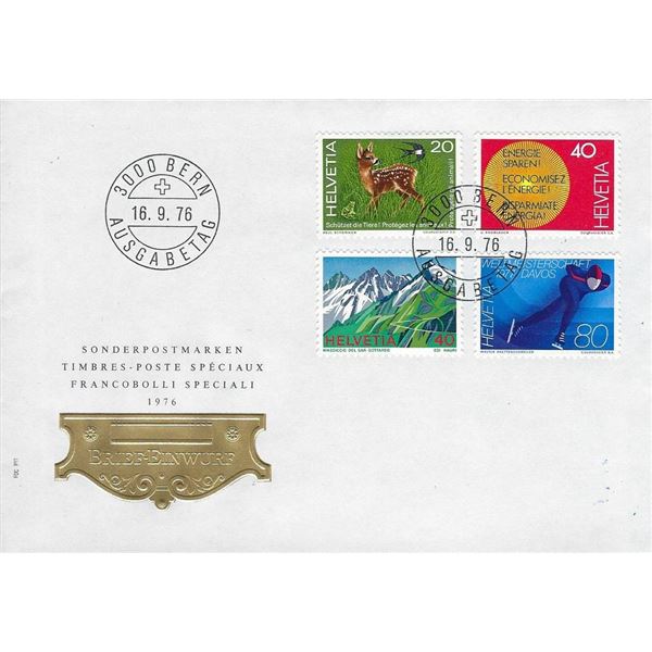 Swiss - First Day Cover - 1976