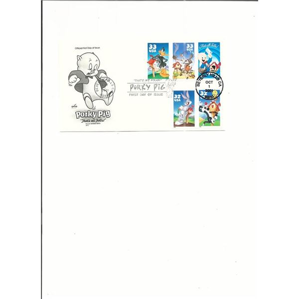 Porky Pig - First Day Cover - Beverly Hills - 2001