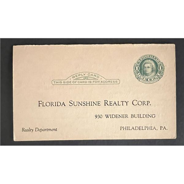 Untied States 1900s post card