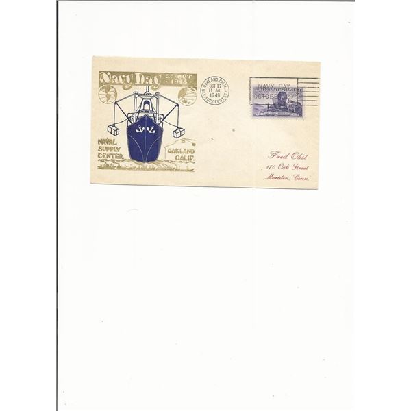 Navy Day - Oakland, CA - First Day Cover - 1948