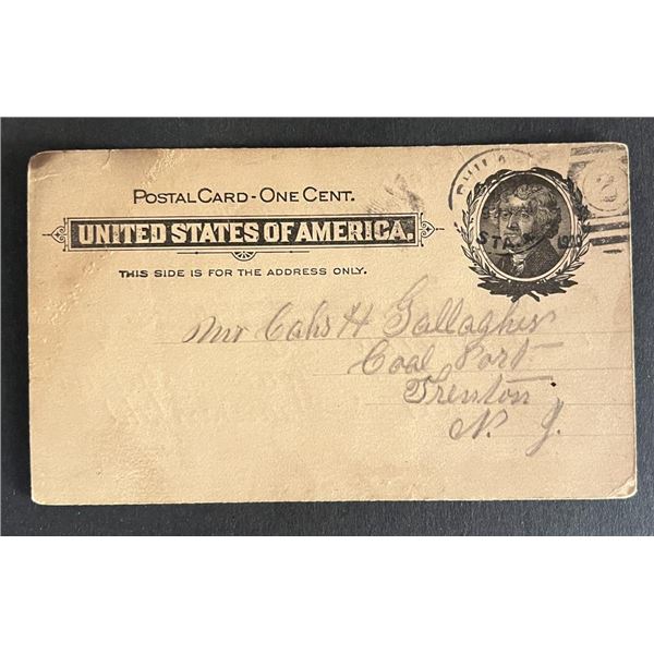 United States 1900 post card
