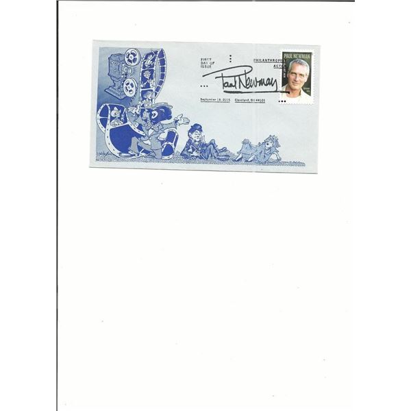 Paul Newman Signed First Day Cover - Cleveland, OH - 2015