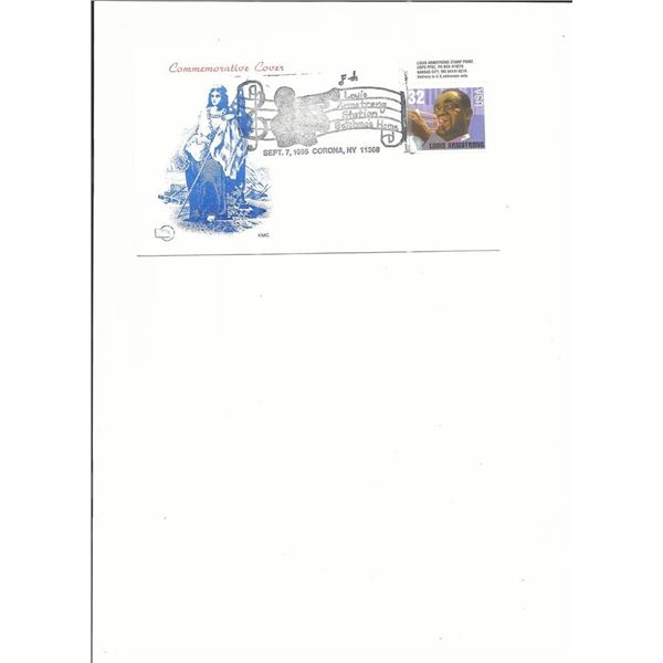 Louis Armstong - Commemorative First Day Cover - Corona, NY - 1995