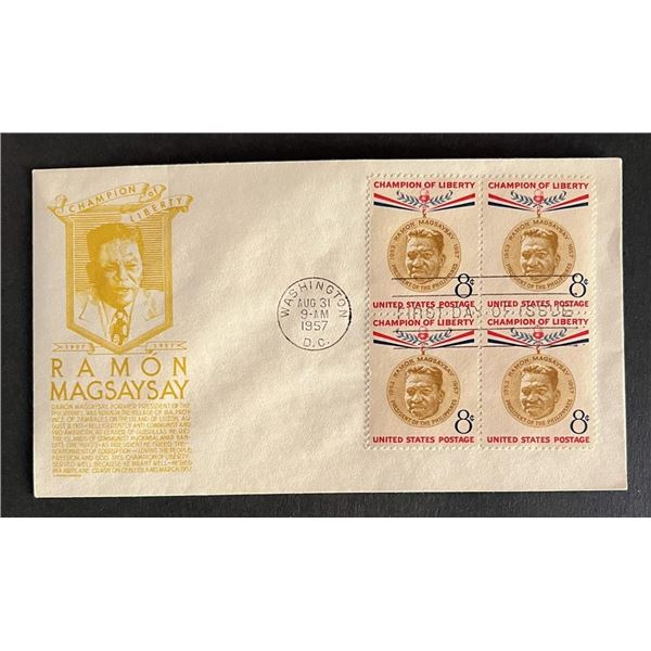 Ramon Magsaysay First Day cover