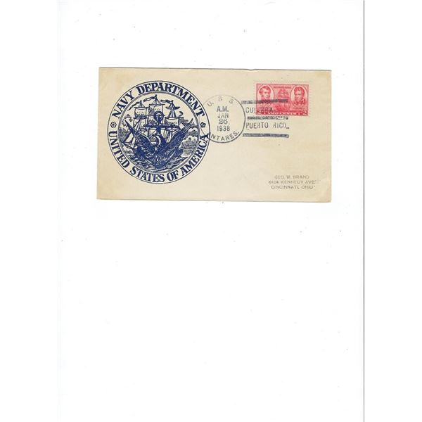 U.S. Navy - U.S.S. Antares - First Day Cover - 1938