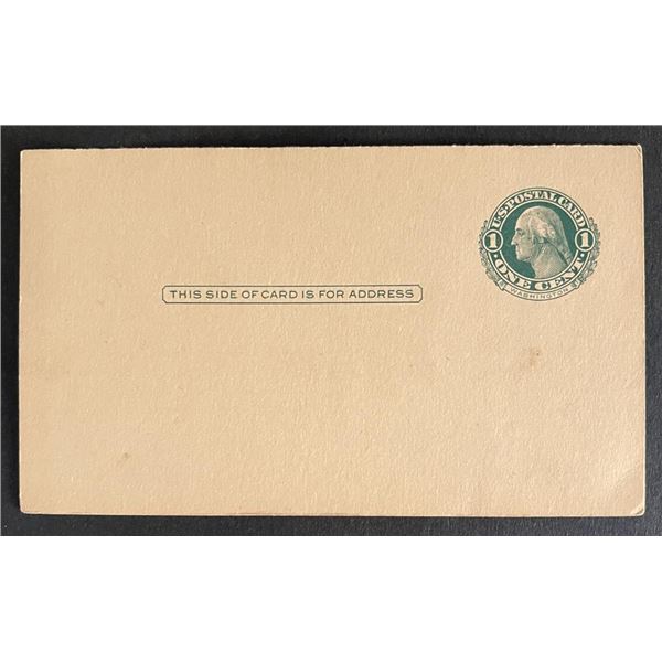 United States 1922 post card