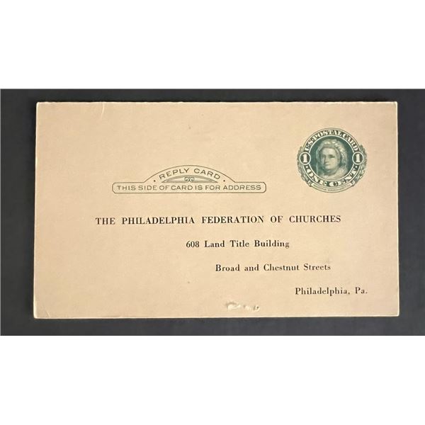 United States 1900s post card