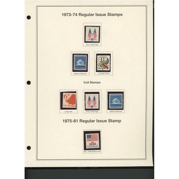 1973-81 Regular Issue Stamps