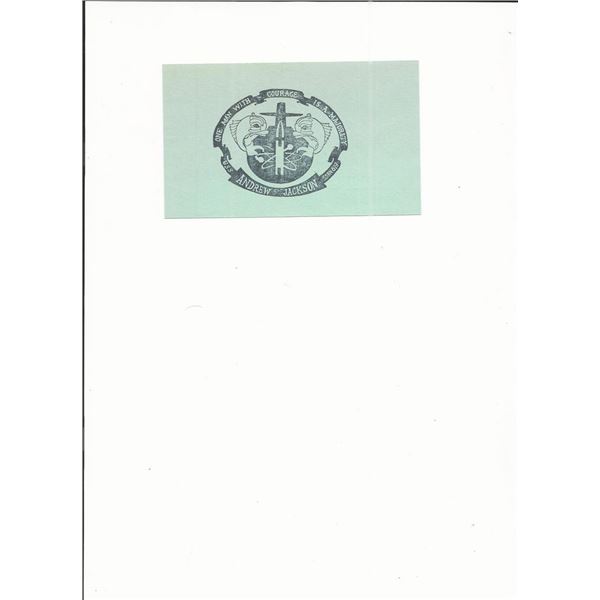 U.S.S. Andrew Jackson - First Day Cover