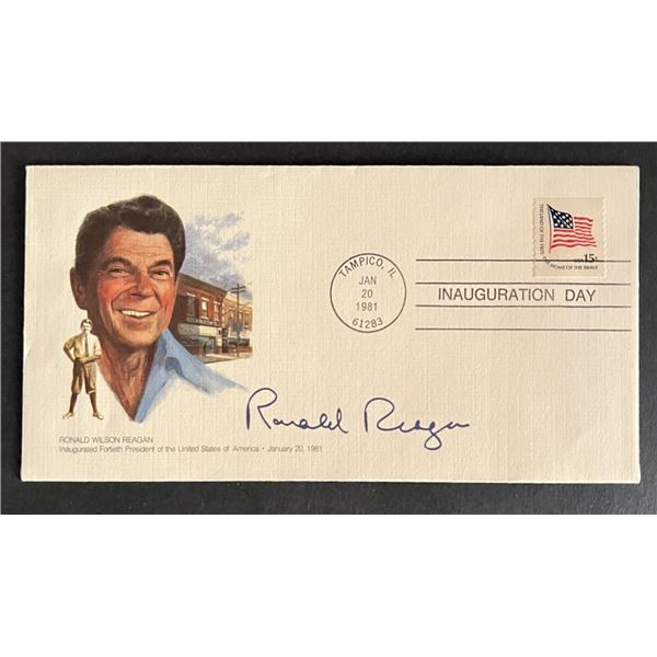 Ronald Reagan facsimile signed First Day Cover