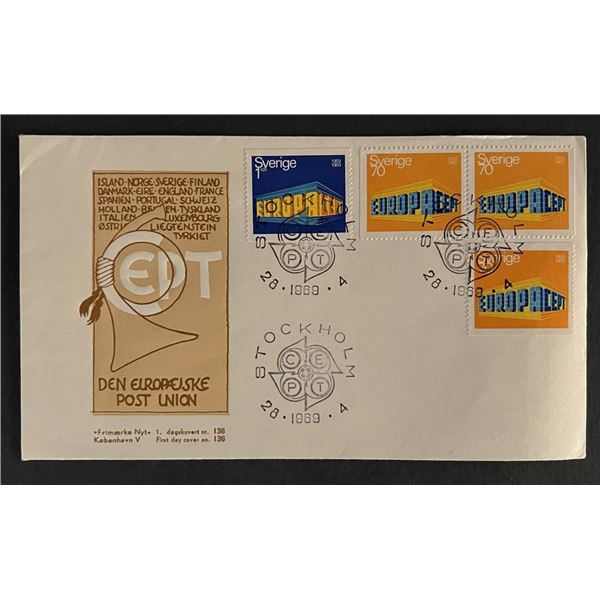 Den Euroaeiske Post Union First Day Cover