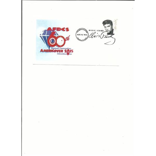 AFDCS 60th Annual Convention - Elvis Presley - First Day Cover - 2015 - Columbus, OH