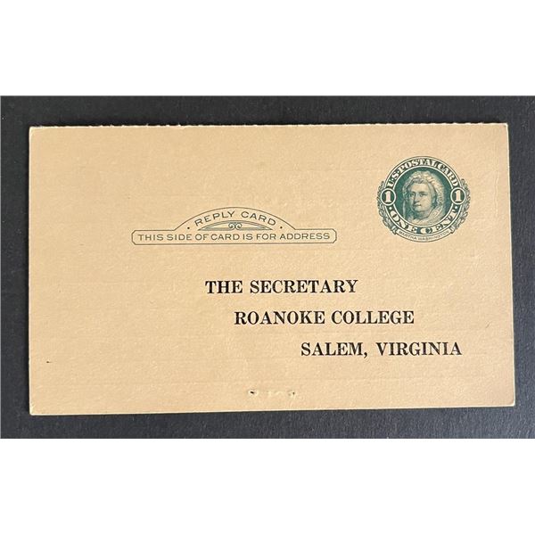 United States early 1900s post card