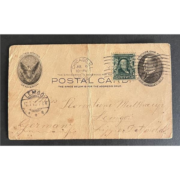 United States 1905 post card