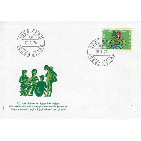 Swiss - First Day Cover - 1974