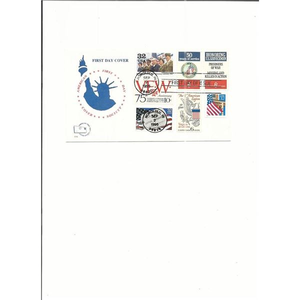 V-J Day 50th Anniversary - First Day Cover - Honolulu, HI - 1995