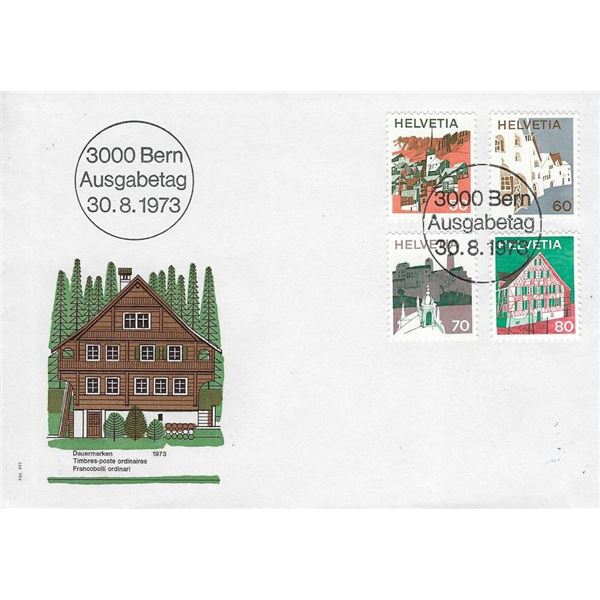 Swiss - First Day Cover - 1973
