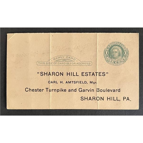 United States 1900s post card