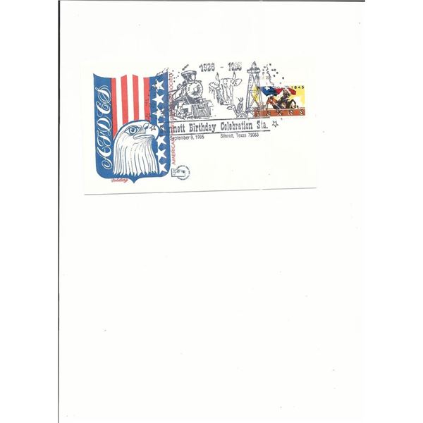 Stinnett, Texas Birthday Celebration - First Day Cover - 1995