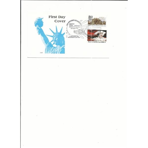 Wedderburn, OR - First Day Cover - 50th Anniversary of Entry into Tokyo Bay - 1995