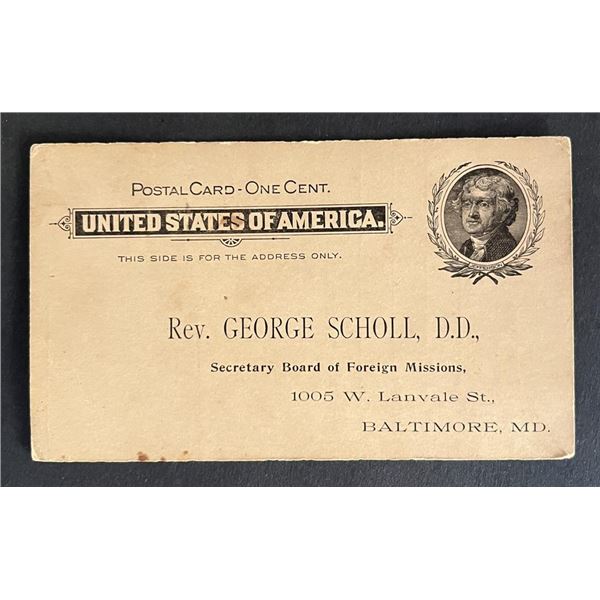 United States 1900 post card