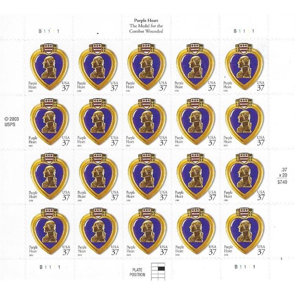 Purple Heart Stamps