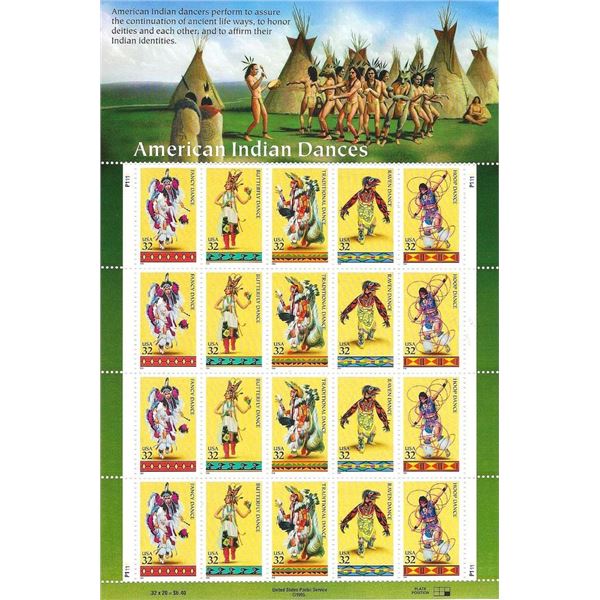 American Indian Dances Stamps