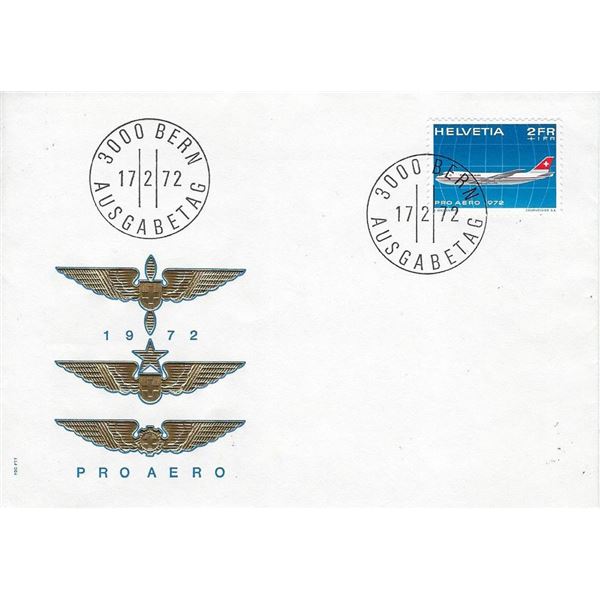 Swiss - First Day Cover - 1972