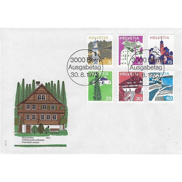 Swiss - First Day Cover - 1973
