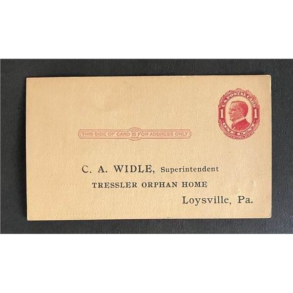 United States 1900s post card