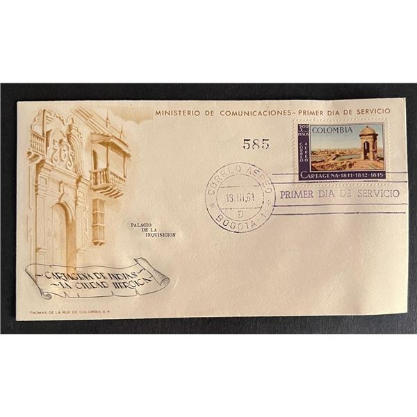 Colombia Ministerio De Comunicaciones First Day Cover