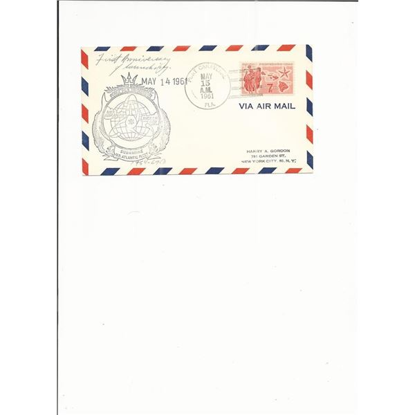U.S.S. Abraham Lincoln - Port Canaveral - First Day Cover - 1961