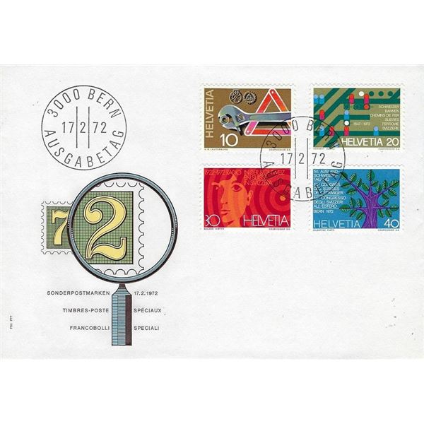 Swiss - First Day Cover - 1972