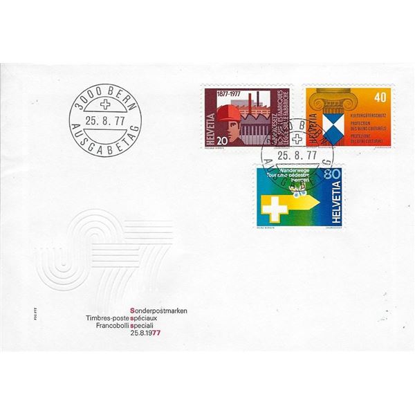 Swiss - First Day Cover - 1977