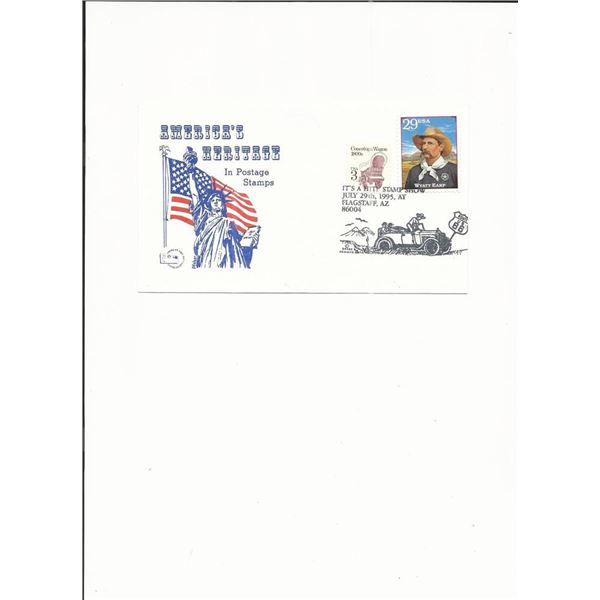 America's Heritage in Postage Stamps - FShow Cover - Flagstaff, Arizona - 1995