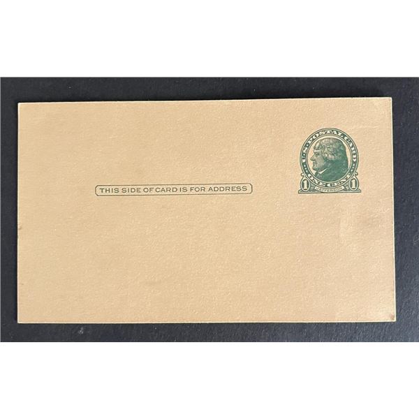 United States 1900s post card