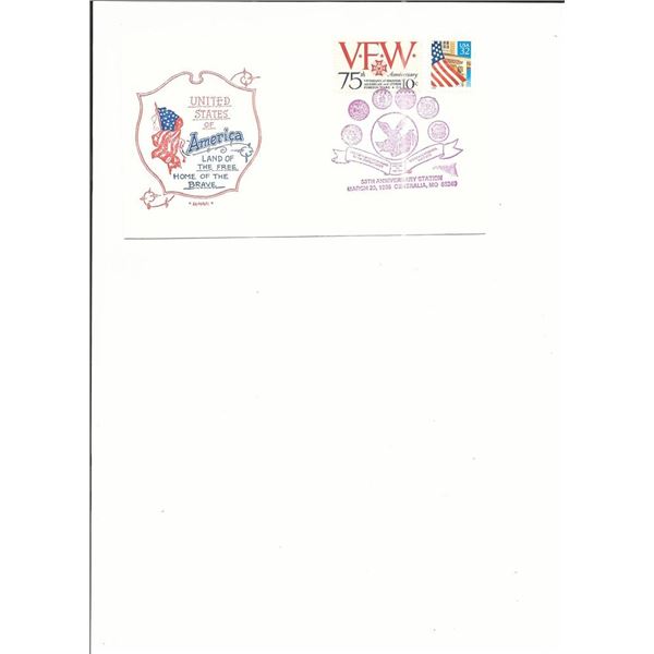 Centralia, MO - 50th Anniversary Station - Veterans Memorial - First Day Cover- 1996