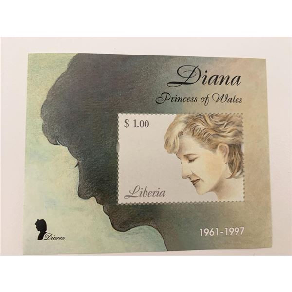 Liberia Diana Princess of Wales commemorative stamp