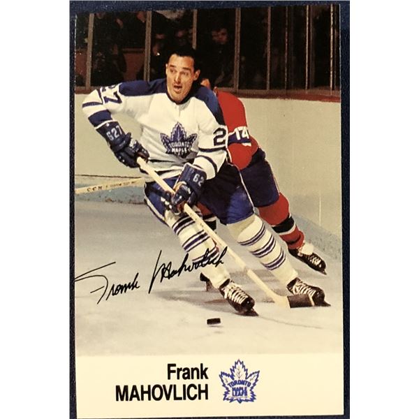 1988-89 ESSO NHL FRANK MAHOVLICH (HOF)