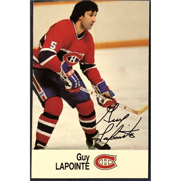 1988-89 ESSO NHL GUY LAPOINTE (HOF)