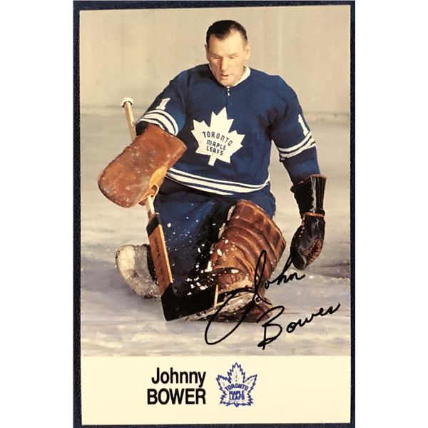 1988-89 ESSO NHL JOHNNY BOWER (HOF)