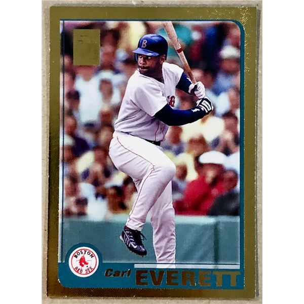 2001 TOPPS LIMITED EDITION CARL EVERETT