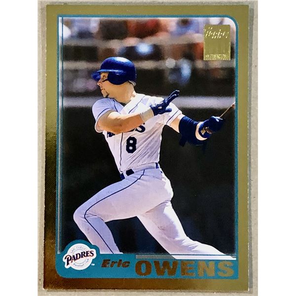 2001 TOPPS LIMITED EDITION ERIC OWENS