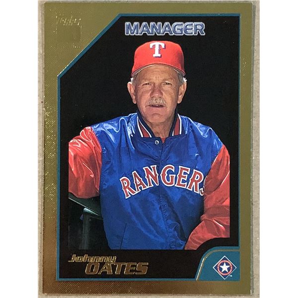 2001 TOPPS LIMITED EDITION JOHNNY OATES