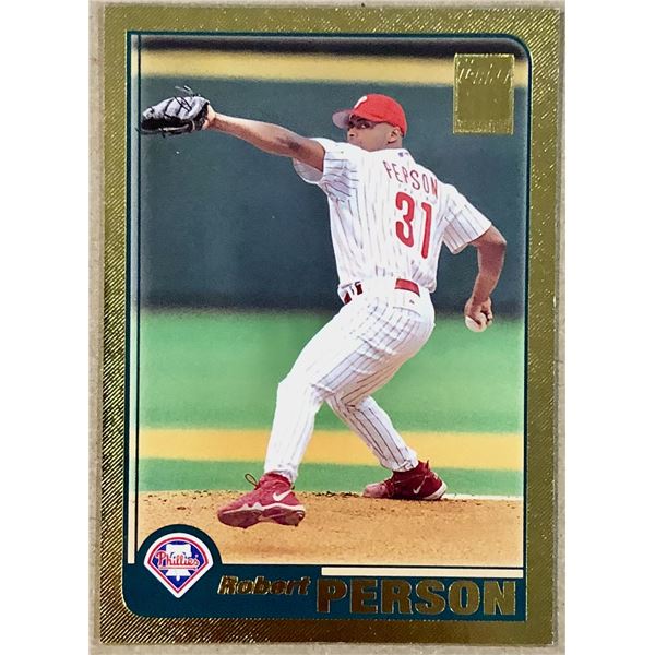 2001 TOPPS LIMITED EDITION ROBERT PERSON