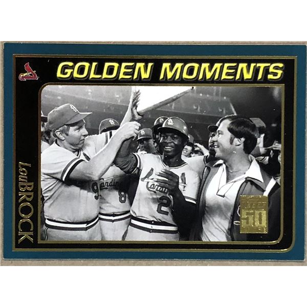 2001 TOPPS LOU BROCK (HOF)