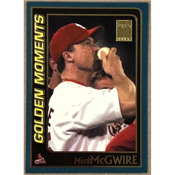 2001 TOPPS MARK McGWIRE