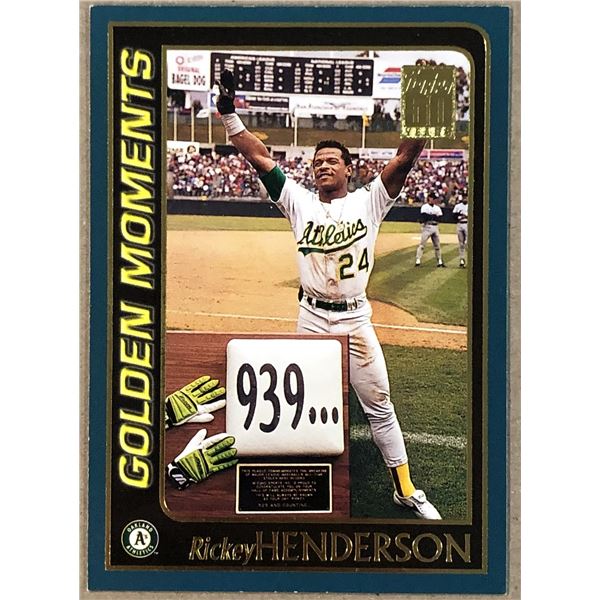 2001 TOPPS RICKEY HENDERSON (HOF)