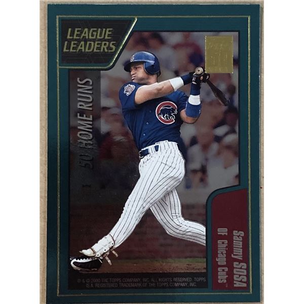 2001 TOPPS SAMMY SOSA