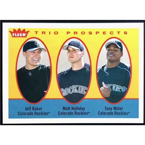 2005 FLEER MATT HOLLIDAY ROOKIE CARD